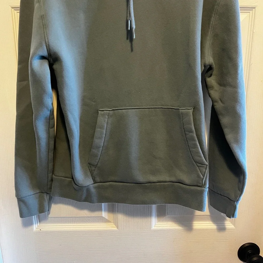 Hollister Sweatshirt Small Bird Icon Teal Green Activewear Casual Gym Lounge - Picture 2 of 8